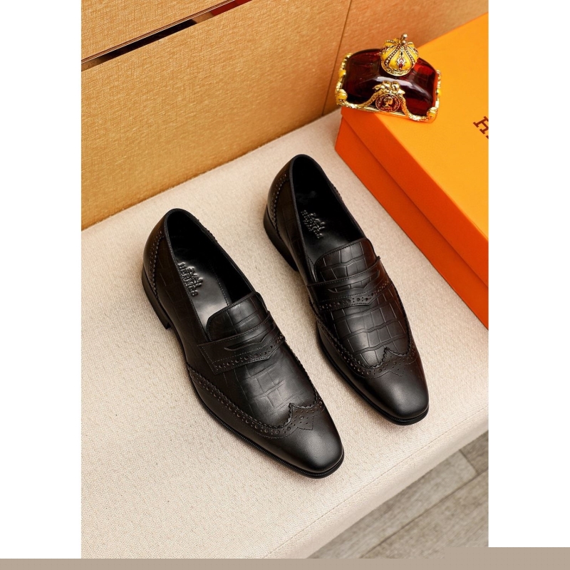H**mes leather shoes
